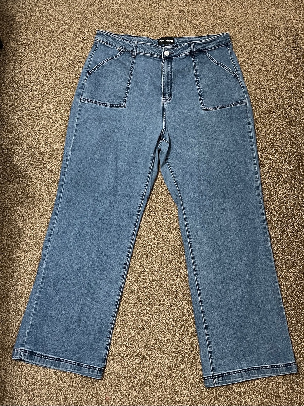 Fashion Nova High-Rise Wide Leg Jeans